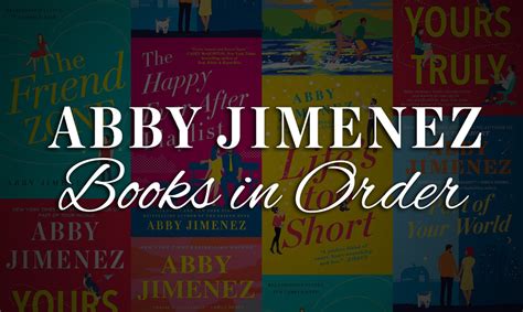 Do You Have to Read Abby Jimenez Books in Order?